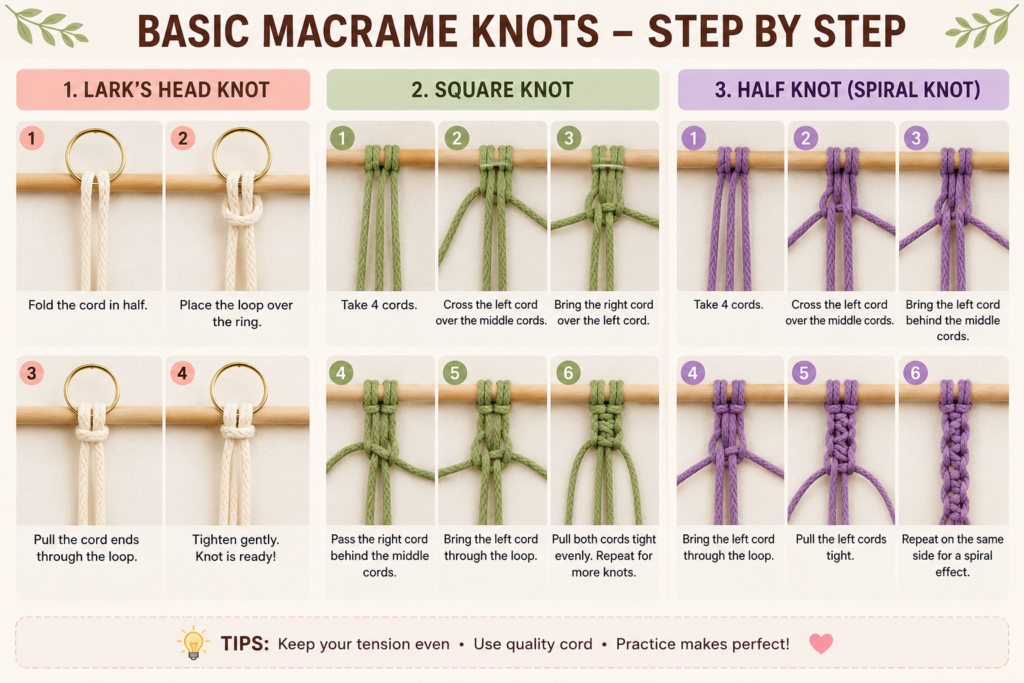 Macramé Shelf