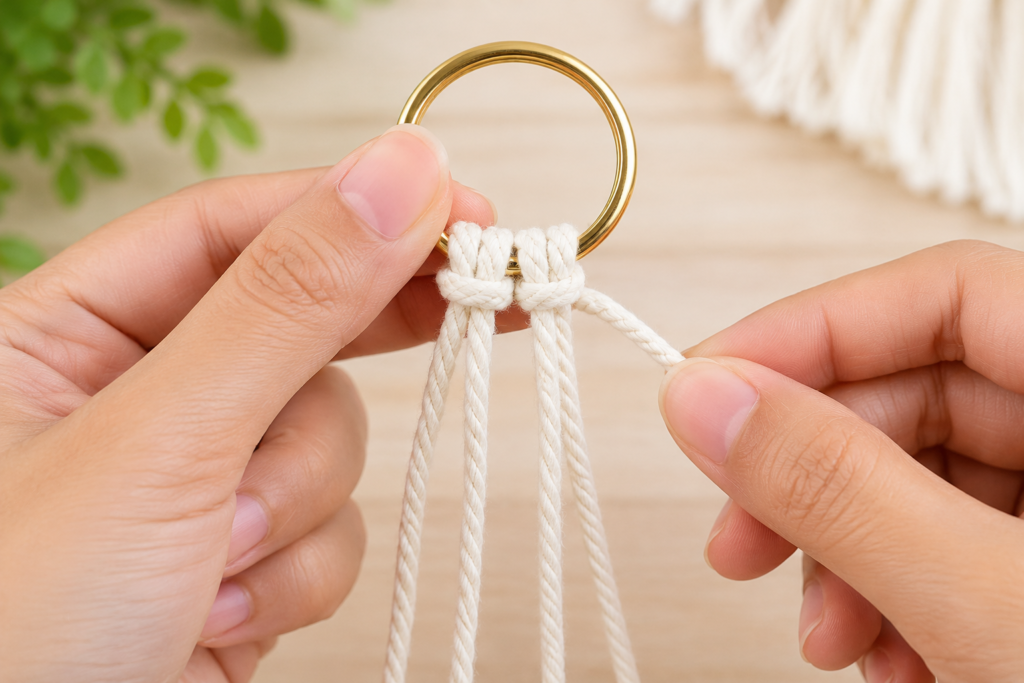 Macrame plant hanger