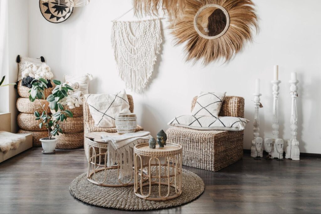sustainable home decor with handmade macramé, eco-friendly wall art, and natural handmade decoration ideas